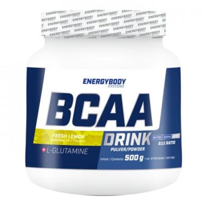 EnergyBody BCAA Drink + L-Glutamine 500 g citron