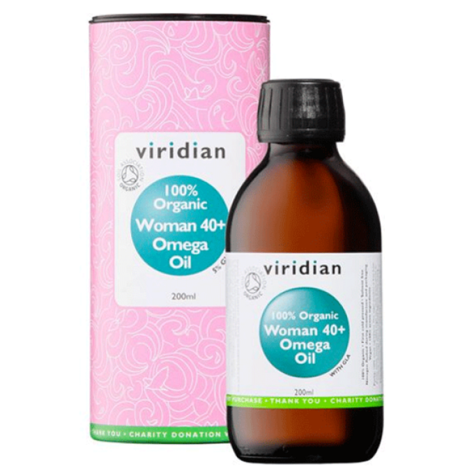 Viridian Woman 40+ Omega Oil Organic 200ml