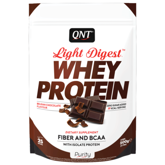 QNT Light Digest Whey Protein 500 g bílá čokoláda