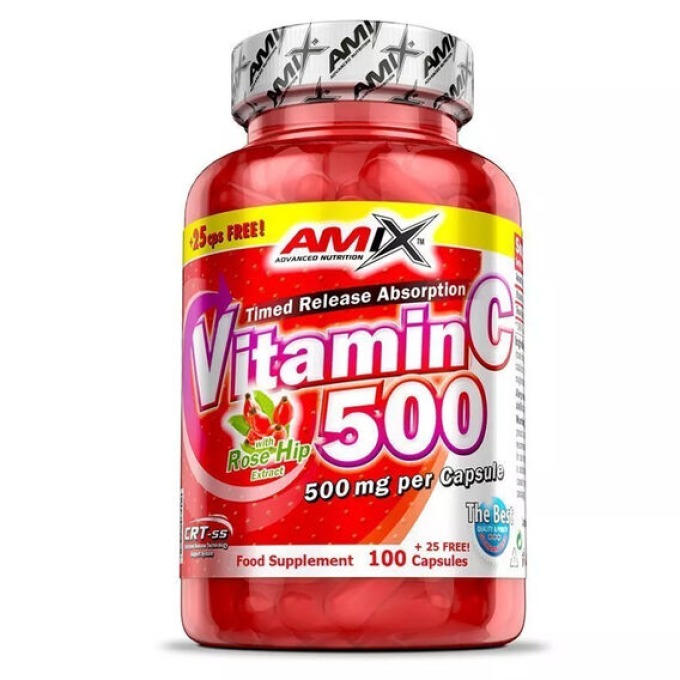 Amix Vitamin C500 125 kapslí