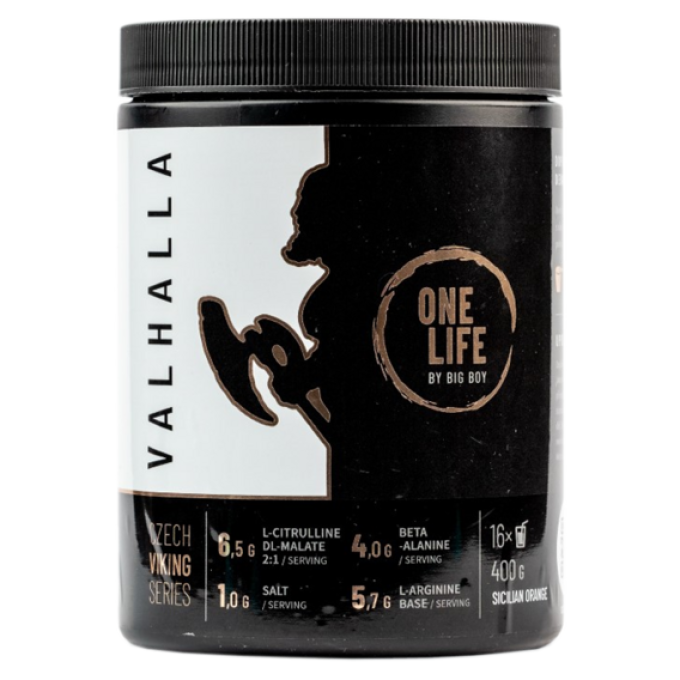 One Life Svalová pumpa Valhalla by @josefkveton 400 g červený pomeranč