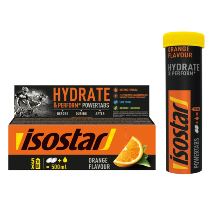 Isostar Powertabs 120 g brusinka