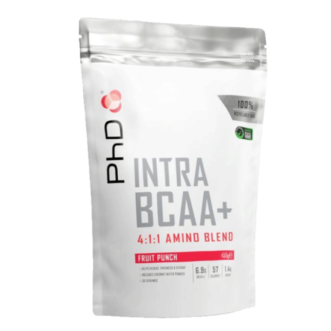 PhD Intra BCAA+ 450 g ovocný punč