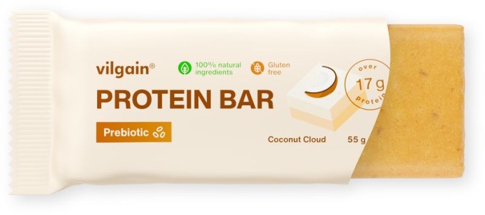 Vilgain Prebiotic Protein Bar Coconut Cloud 55 g