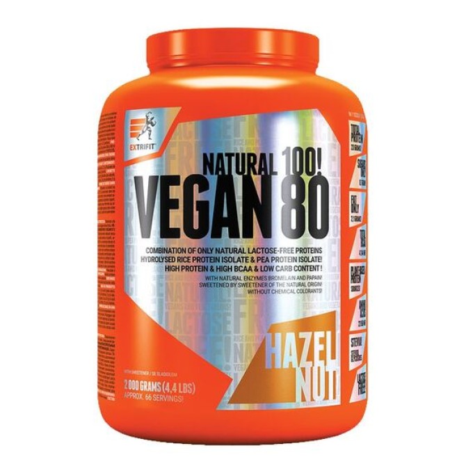 Extrifit Vegan 80 2000 g čokoláda