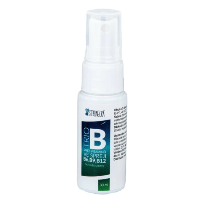 Strunecká Trio B - kombinace vitaminů B6, B9, B12 ve spreji 30ml