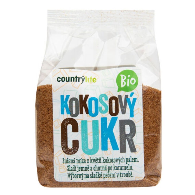 Country Life Cukr kokosový BIO 250 g bez příchutě