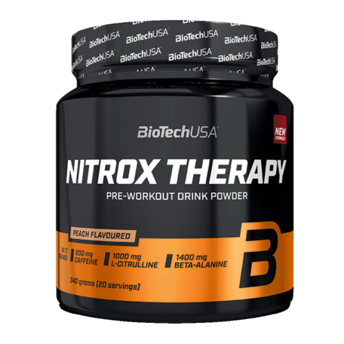 BiotechUSA Nitrox Therapy 680 g modrý hrozen