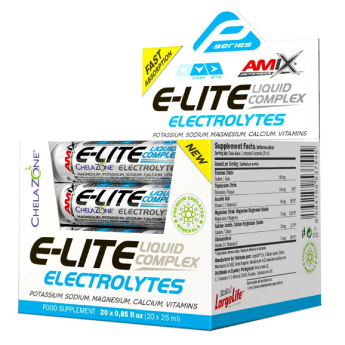 Amix E-Lite Electrolytes 25ml pomeranč