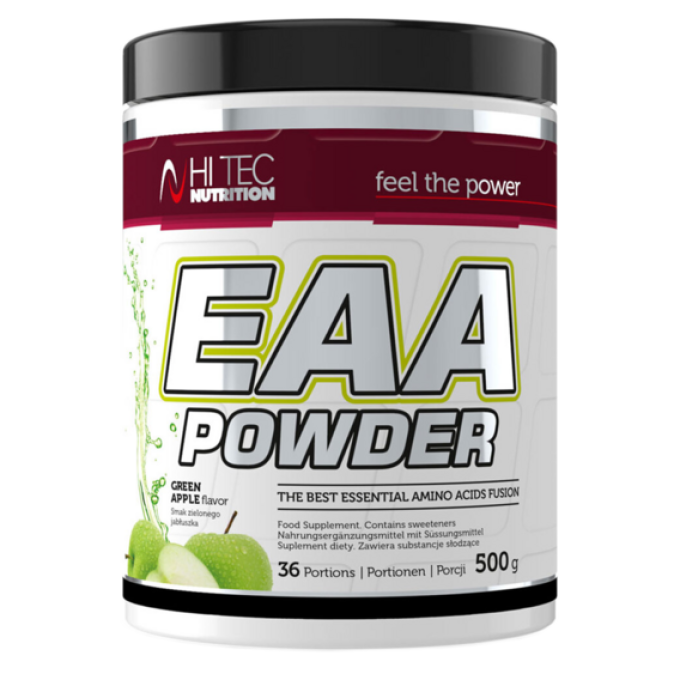 HiTec EAA powder 500 g pomeranč