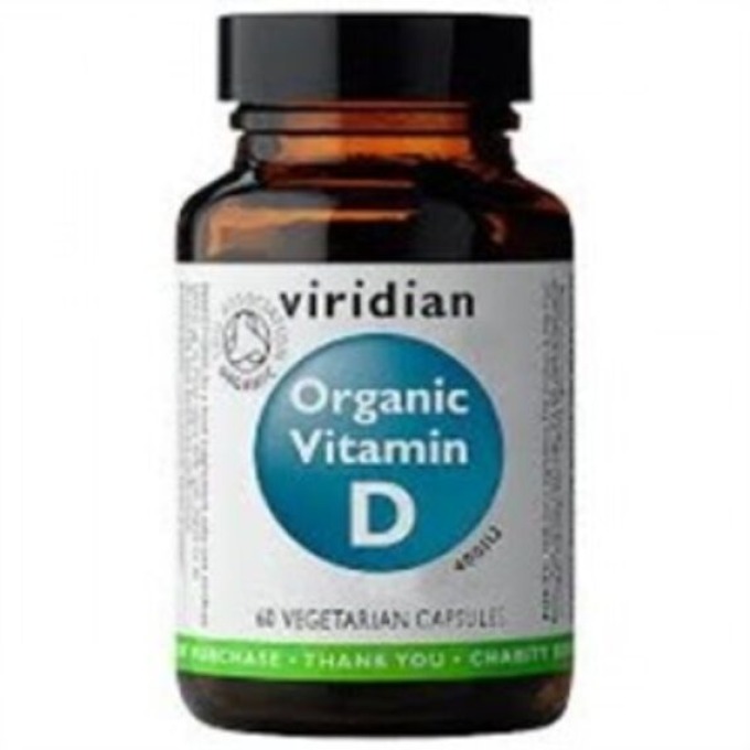 Viridian Organic Vitamin D 60 kapslí