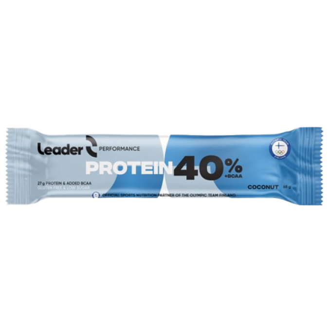 Leader 40% Protein Bar 68 g kokos