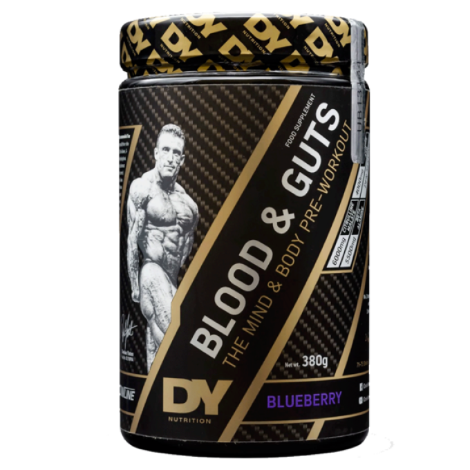 Dorian Yates Blood and Guts 380 g borůvka