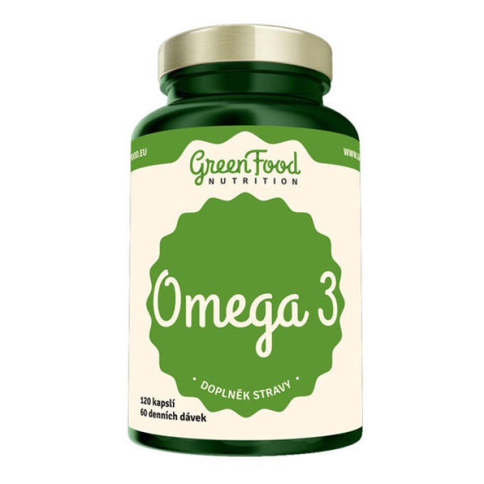 GreenFood Omega 3 120 kapslí