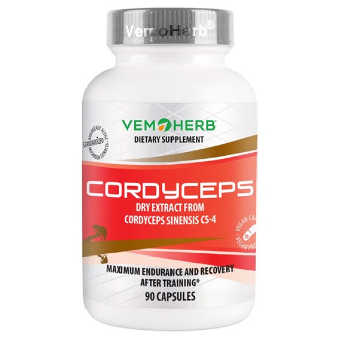 Vemoherb Cordyceps CS-4 90 kapslí