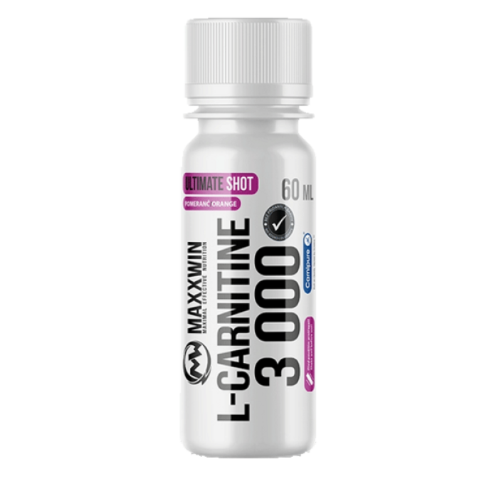 MAXXWIN L-Carnitine 3000 shot 60ml pomeranč