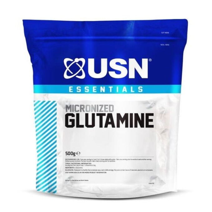 USN Essential Glutamine 500 g bez příchutě