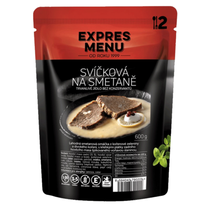 Expres menu Svíčková na smetaně 600 g