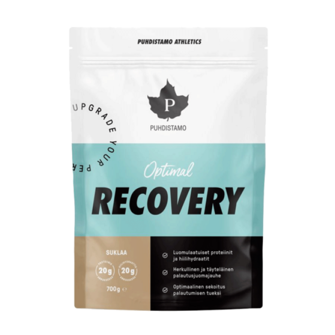 Puhdistamo Optimal Recovery Whey 700 g čokoláda