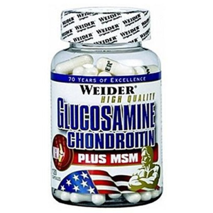 Weider Glucosamine Chondroitin+MSM 120 kapslí