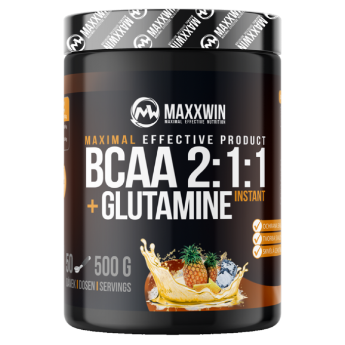 MAXXWIN BCAA + Glutamine 500 g ananas