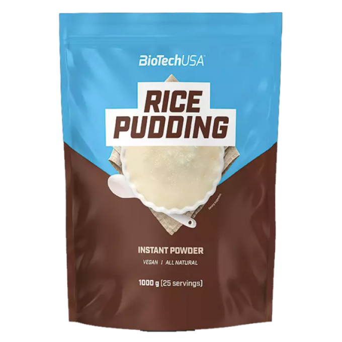 BiotechUSA Rice Pudding 1000 g bez příchutě