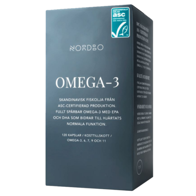 Nordbo Scandinavian Omega-3 Trout Oil 120 kapslí