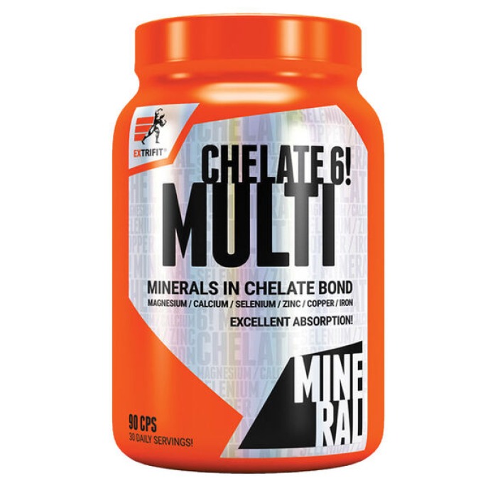 Extrifit Chelate 6! Multimineral 90 kapslí