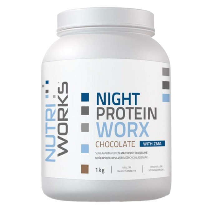 NutriWorks Night Protein Worx 1000 g čokoláda