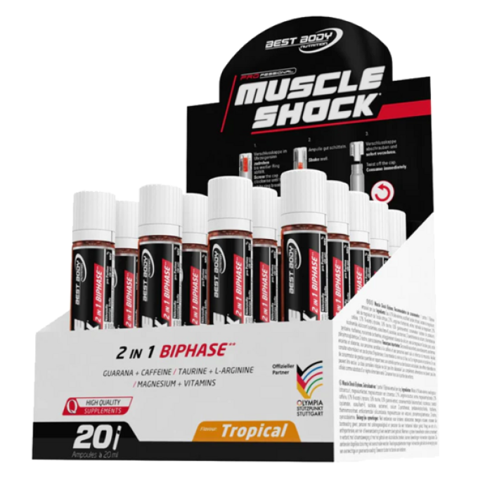 Best Body Professional Muscle shock 2in1 20 x 20 ml tropical