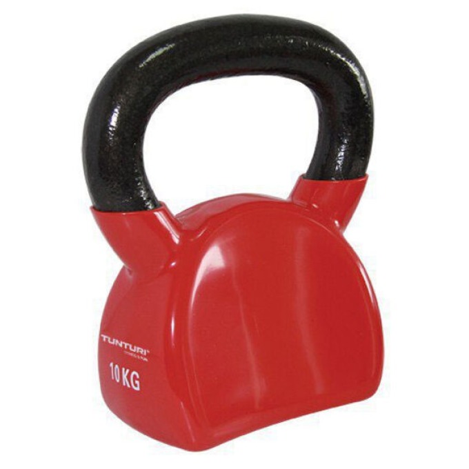 Tunturi Vinyl Kettlebell červený - 10 kg 10kg