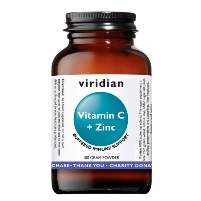 Viridian Vitamin C + Zinc 100 g