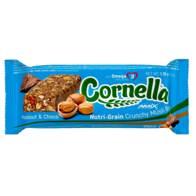 Amix Cornella Bar 50 g čokoláda, brusinka