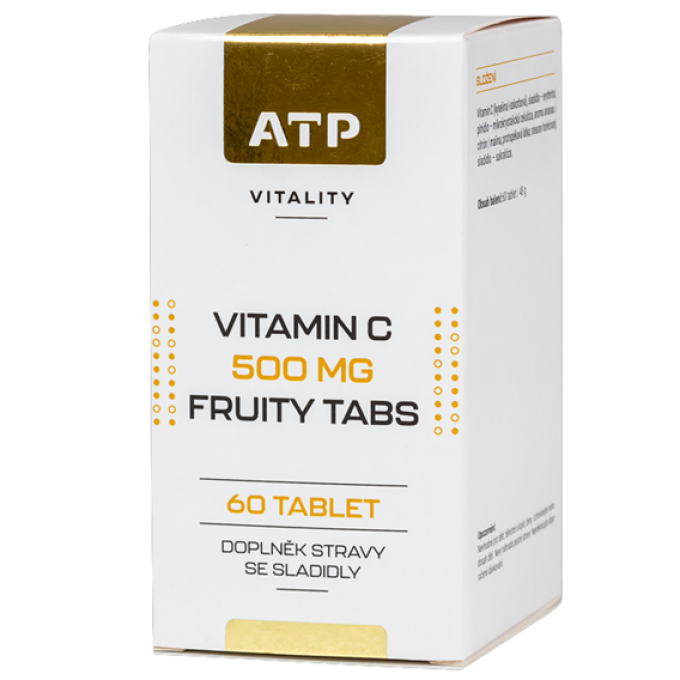 ATP Vitality Vitamin C 500 mg Fruity Tabs 60 tablet