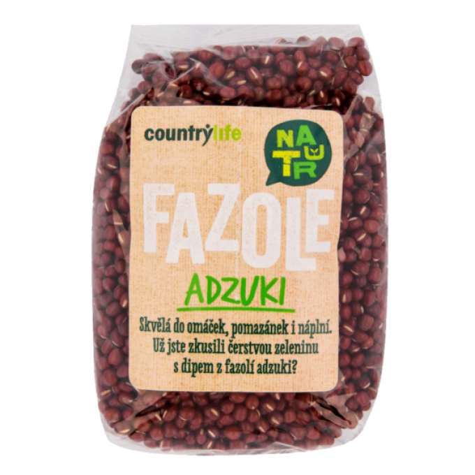 Country Life Fazole adzuki 500 g bez příchuti