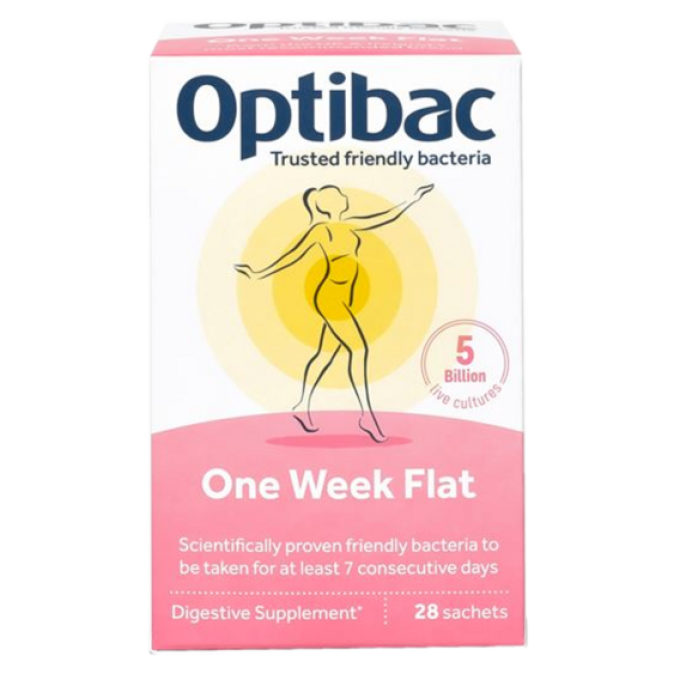 Optibac One Week Flat 28 x 1,5 g bez příchutě