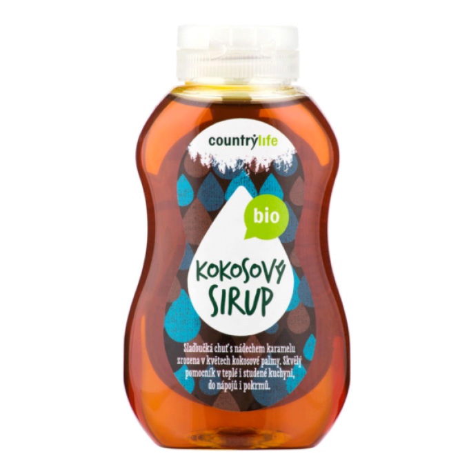 Country Life Sirup kokosový BIO 250ml