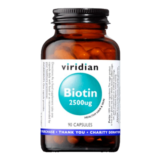 Viridian Biotin 2500ug 90 kapslí