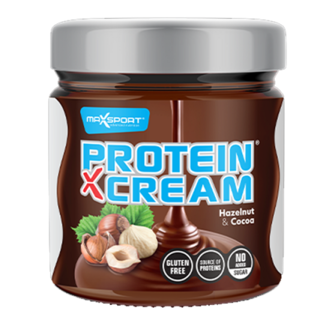 Maxsport Protein X-Cream 200 g lískový oříšek, kakao