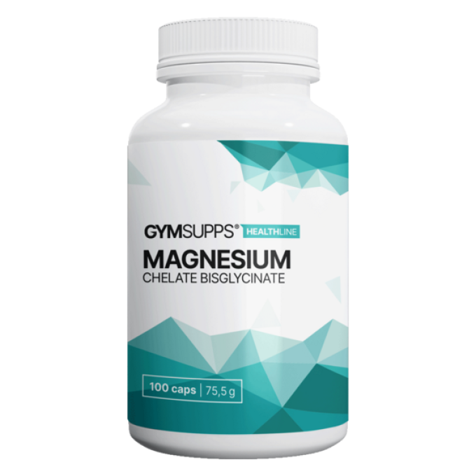 GymSupps Magnesium Chelate Bisglycinate 100 kapslí