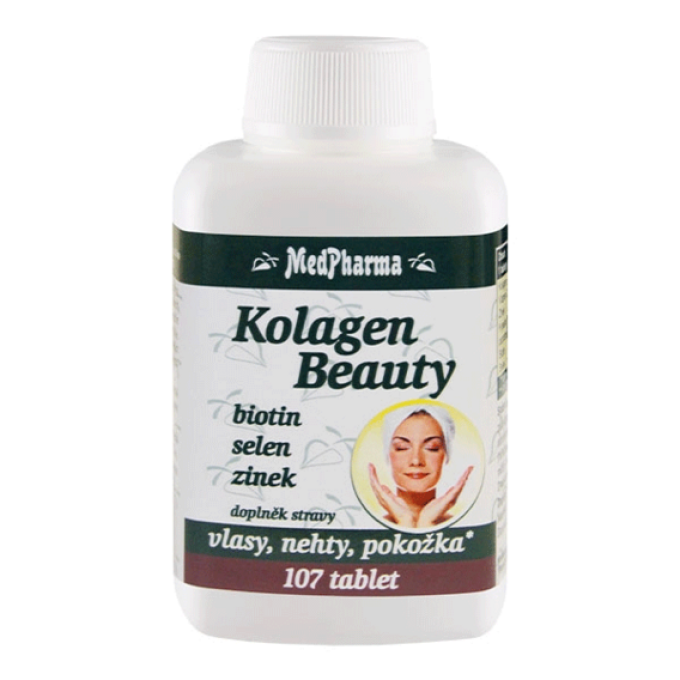 MedPharma Kolagen Beauty biotin, selen, zinek 107 tablet