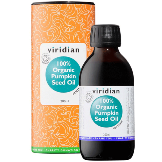 Viridian Pumpkin Seed Oil Organic 200ml