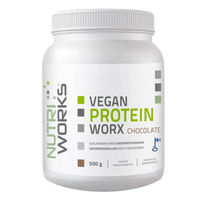 NutriWorks Vegan Protein Worx 500 g čokoláda