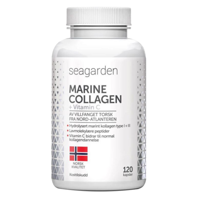 Seagarden Marine Collagen + Vitamin C 120 kapslí