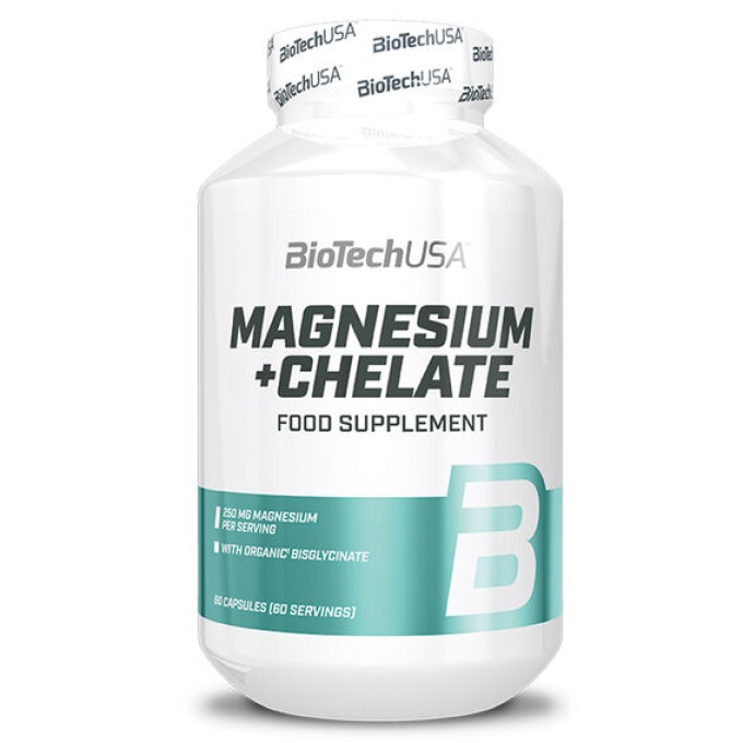 BiotechUSA Magnesium + chelate 60 kapslí