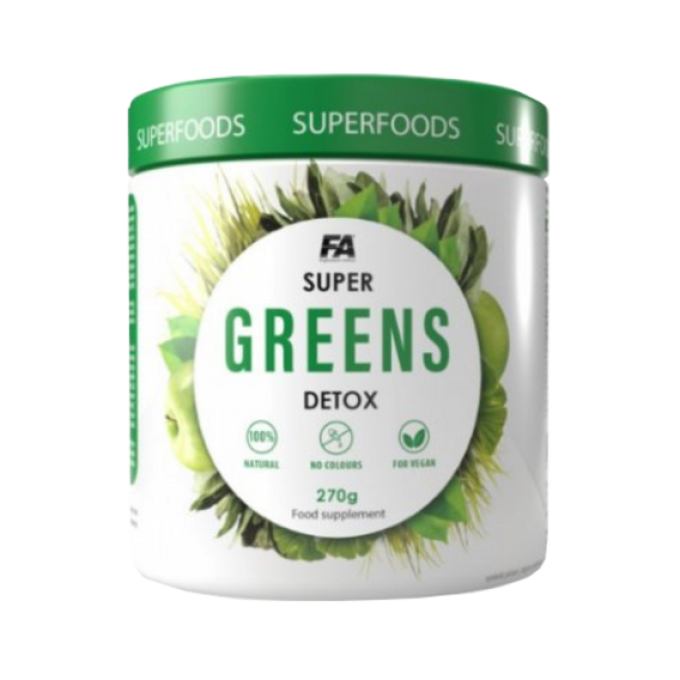 FA Super GREENS Detox 180 g bez příchutě