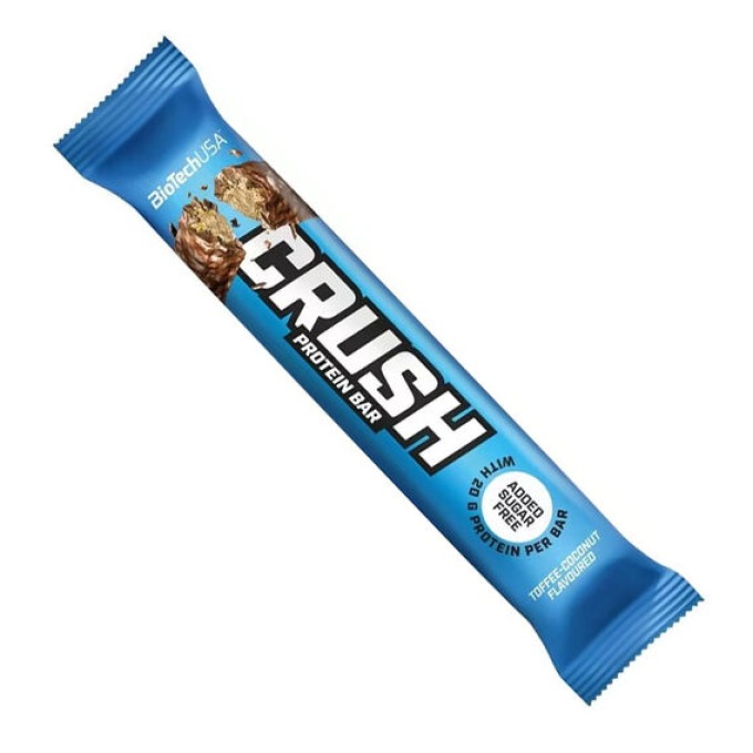 BiotechUSA Crush Protein Bar 64 g čokoláda, arašídové máslo