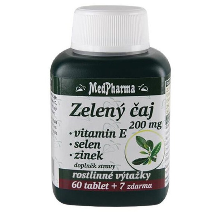 MedPharma Zelený čaj 67 tablet