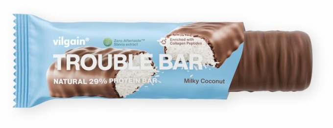 Vilgain Trouble Protein Bar Kokos s mléčnou čokoládou 55 g