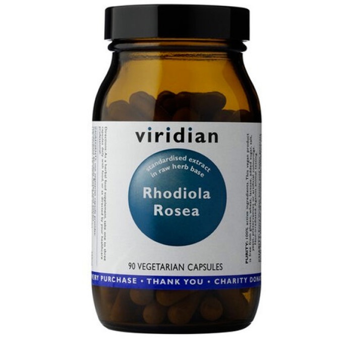 Viridian Rhodiola Rosea 90 kapslí